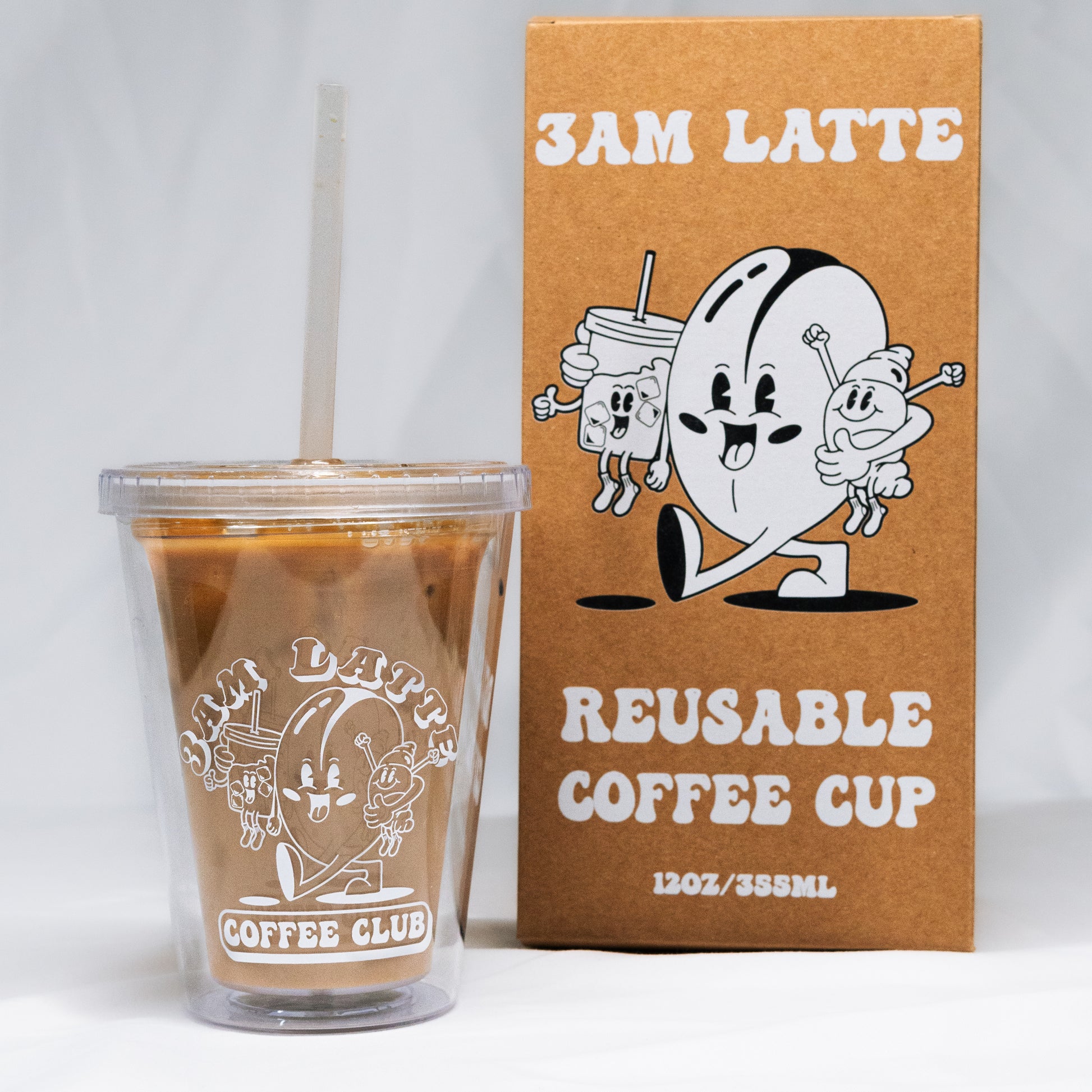 Iced Coffee Cup – 3am Latte